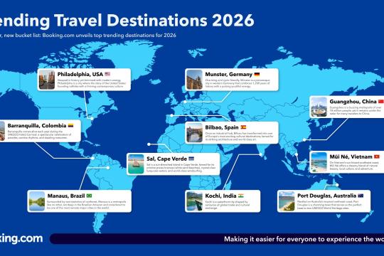 Kochi among top 10 global destinations for 2026: Booking.com