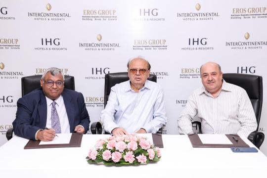 IHG Hotels signs 216-key InterContinental Eros in New Delhi