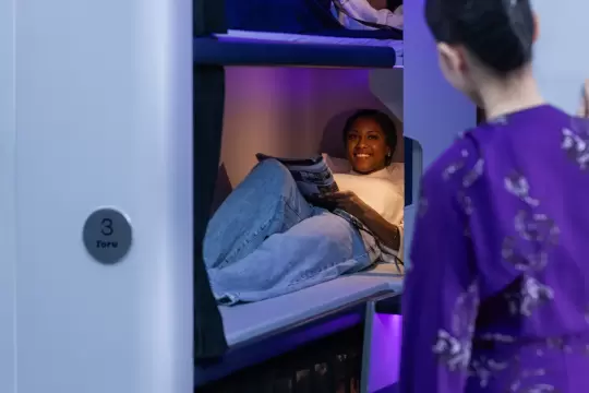 Air New Zealand unveils first-ever sleeping pods for economy travellers