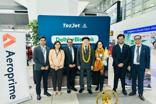 TezJet launches direct Delhi–Bishkek flights