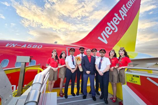 Vietjet added 22 aircraft in a single month