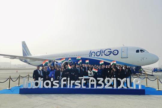 IndiGo welcomes India’s first Airbus A321XLR