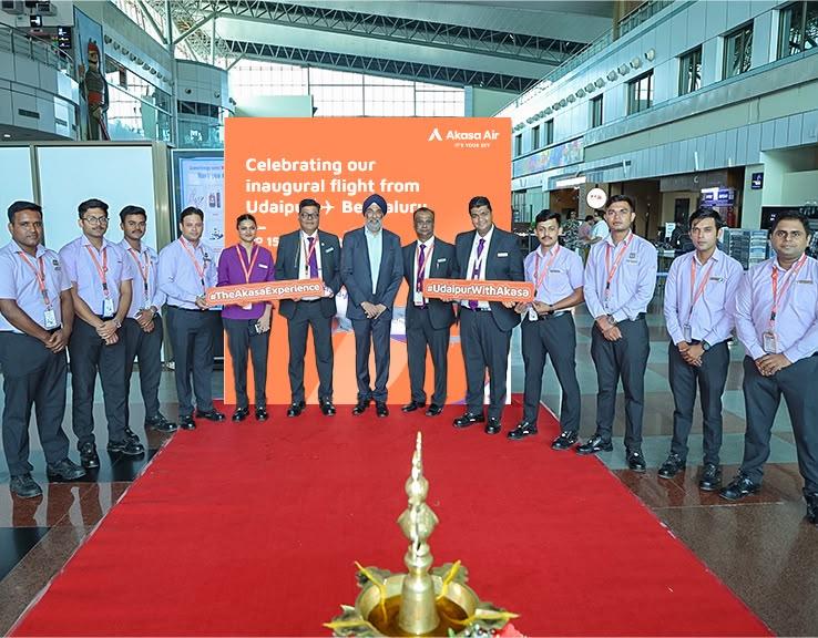 Akasa Air expands presence in Rajasthan with launch of Udaipur operations