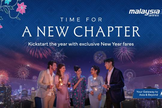 Malaysia Airlines launches its “Time for New Chapters” global campaign