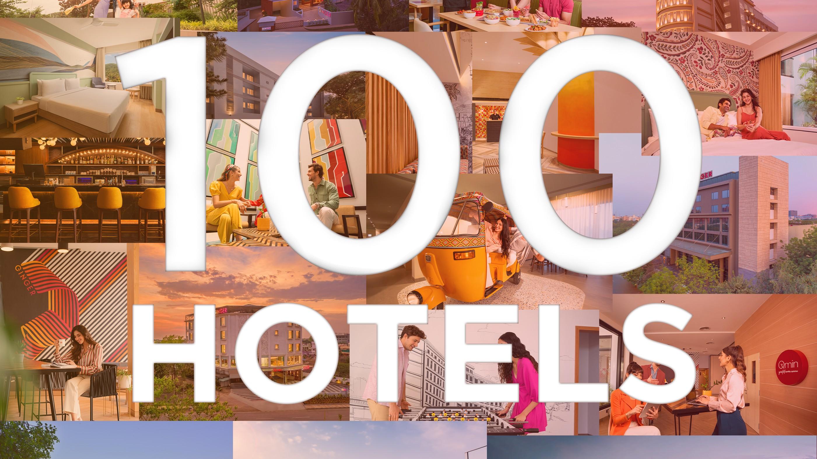 Ginger by IHCL reports a milestone of 100 operational hotels in India