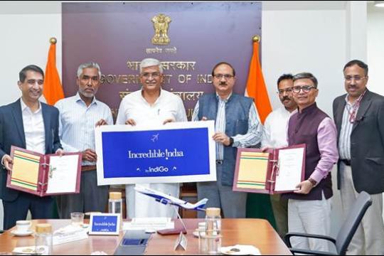 Ministry of Tourism & IndiGo partner to launch “Incredible India by IndiGo”