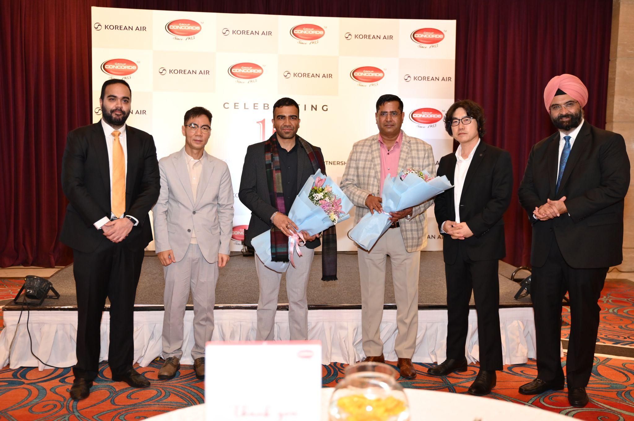 Korean Air & Group Concorde mark 15 years of partnership in India