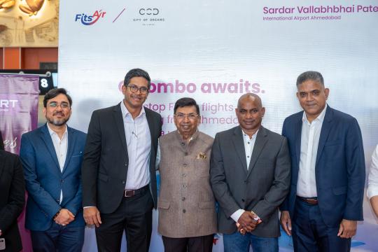 FitsAir launches direct flights between Ahmedabad & Colombo