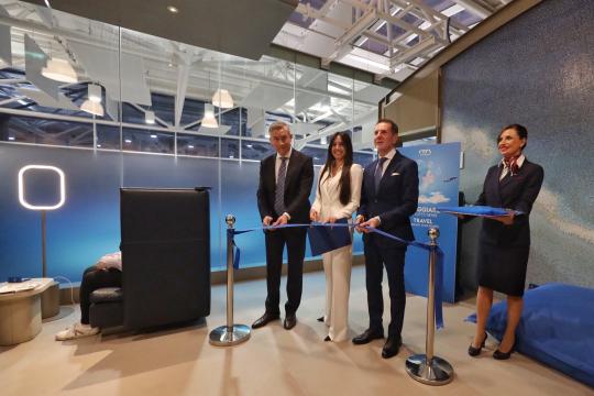 ITA Airways unveils “Travel with All Your Senses” at its Hangar Lounge in Rome Fiumicino