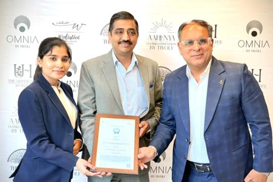 The Tivoli Hotel, Chattarpur achieves five-star certification from Ministry of Tourism