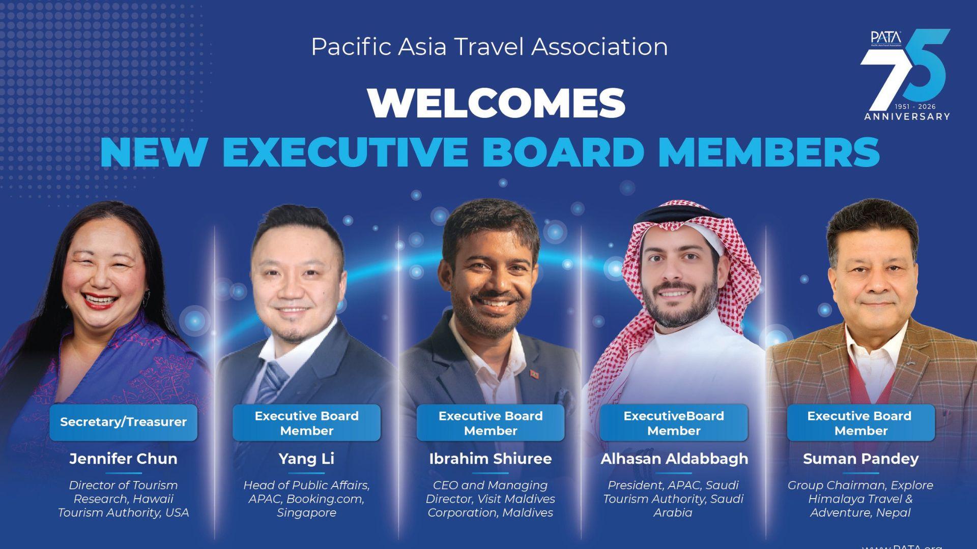 PATA strengthens leadership with new executive board appointments