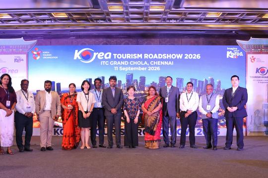 Korea Tourism Organization concludes travel mart & roadshow in Chennai