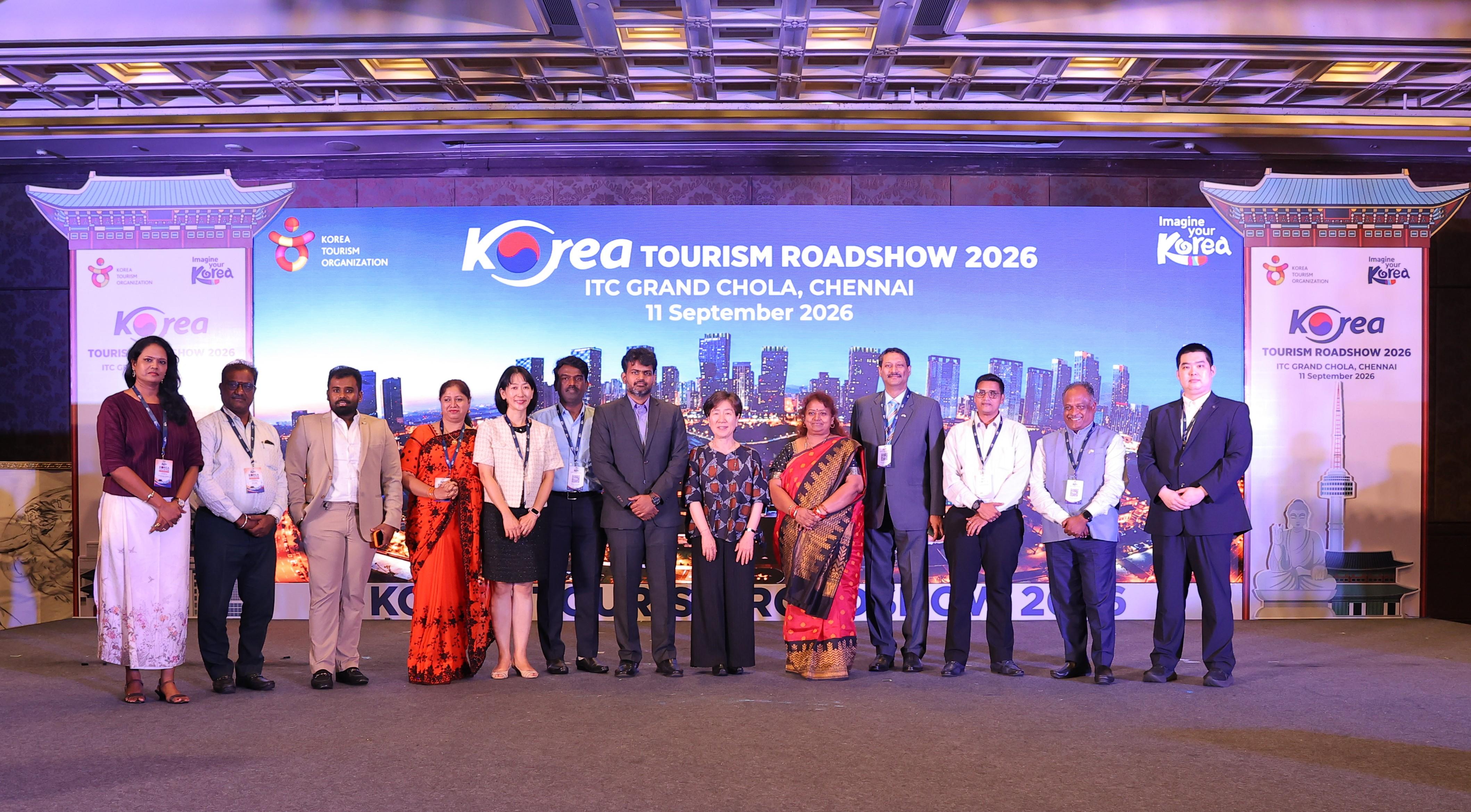 Korea Tourism Organization concludes travel mart & roadshow in Chennai