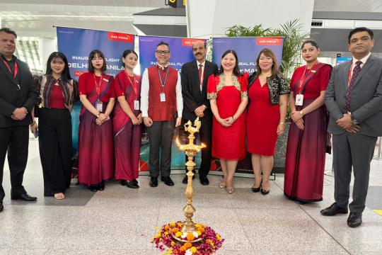 Air India inaugurates India’s first non-stop flight to the Philippines