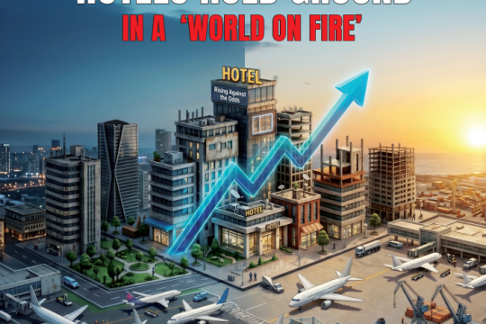Hotels hold ground in a ‘World on Fire’