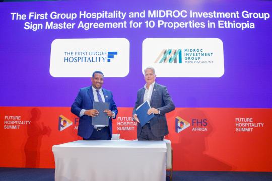 The First Group Hospitality, MIDROC Investment Group sign master agreement for 10 Properties in Ethiopia