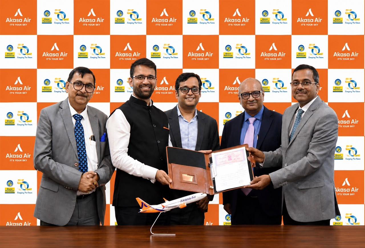 Akasa Air & BPCL partner to accelerate SAF adoption in India