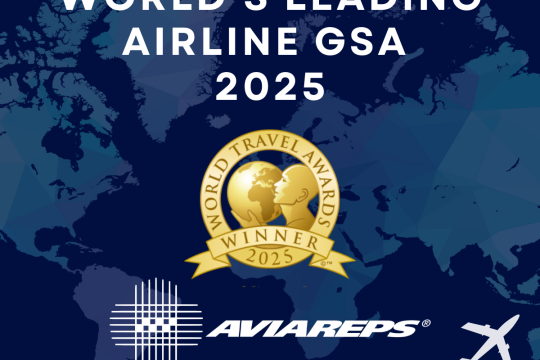 AVIAREPS awarded with World's Leading Airline GSA at the World Travel Awards 2025