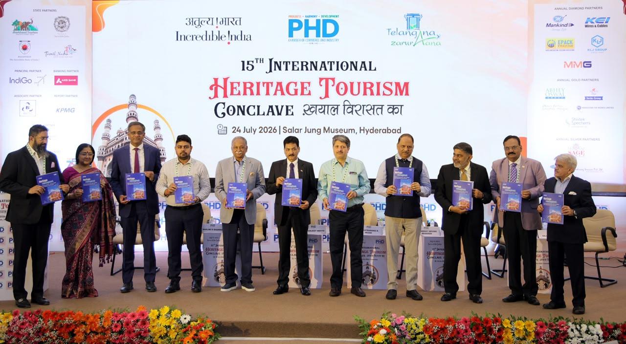 PHDCCI-KPMG launch report on Heritage Tourism at its 15th IHTC