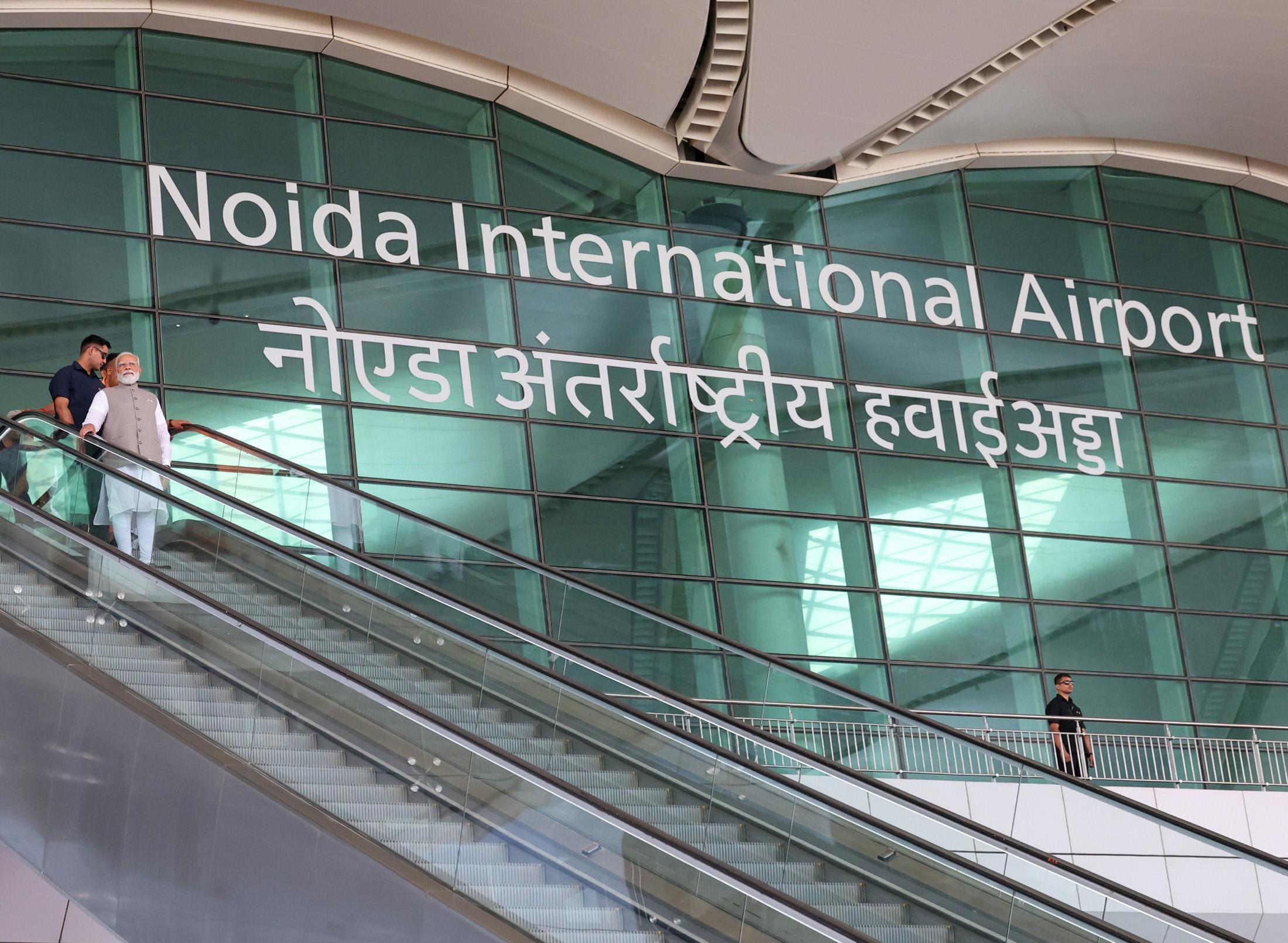 Noida International Airport begins commercial operations; IndiGo operates first flight