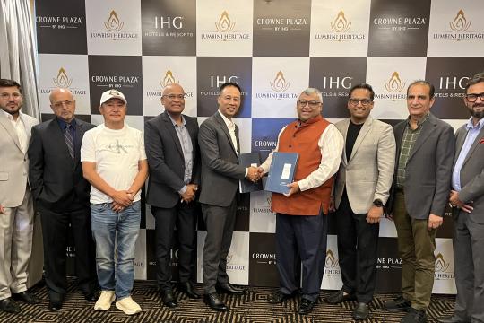 IHG Hotels & Resorts expands footprint Nepal; Signs Crowne Plaza Lumbini