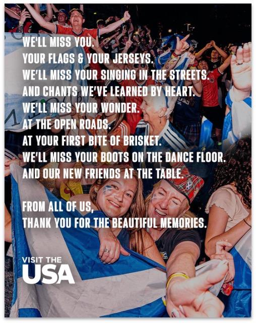 Brand USA unveils “More to Love” campaign for international World Cup fans