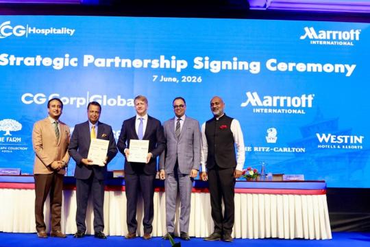 Marriott, CG Hospitality to add 450-keys with 3 new properties across India & Nepal