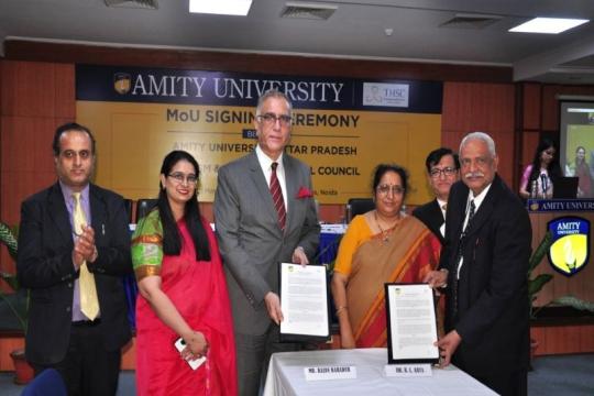 Amity University inks MoU with THSC