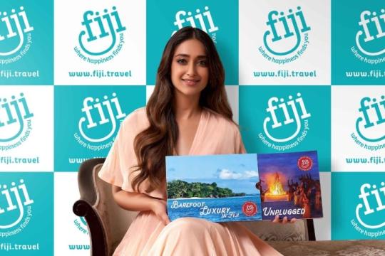 Ileana D’Cruz unveils “Barefoot Luxury in Fiji” brochure collection