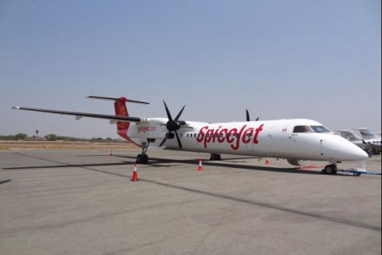 SpiceJet takes delivery of first 90-Seat Q400 Aircraft