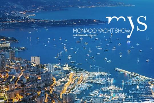 Luxury yachts showcasing their offerings at the Monaco Yacht Show 2017