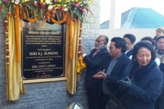 Alphons inaugurates the First Swadesh Darshan project in Sikkim