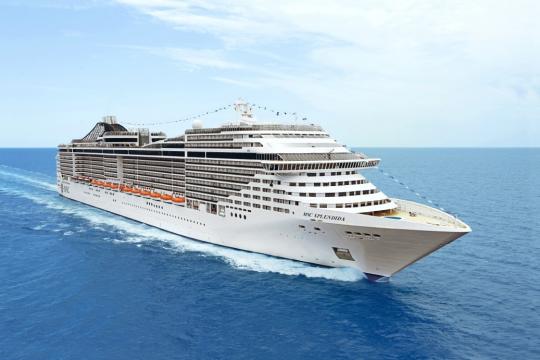 MSC Splendida enters Indian water