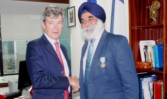 Karan Anand awarded Gold Medal in Tourism by France