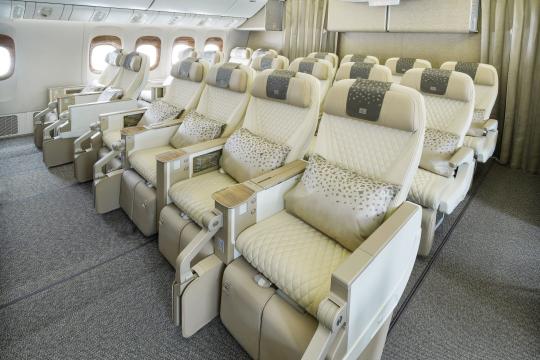 Riyadh welcomes first refurbished Emirates Boeing 777