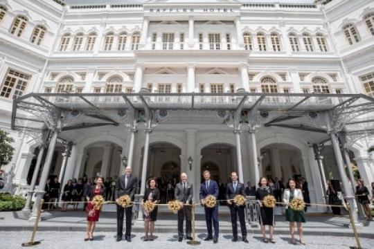 Raffles Singapore Officially Marks Its Return