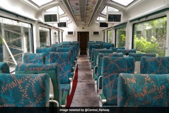 Railways Commission 2nd Vistadome Coach on Mumbai – Goa route