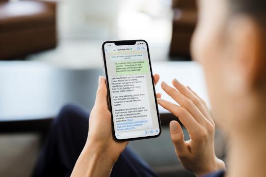 Cathay Pacific adds WhatsApp support service in India