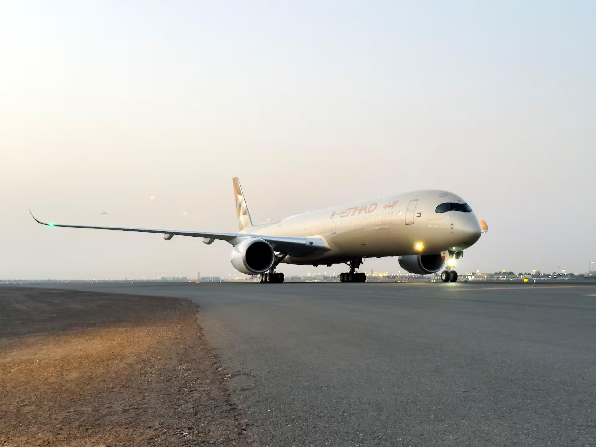 Etihad Airways welcomes its sixth A350