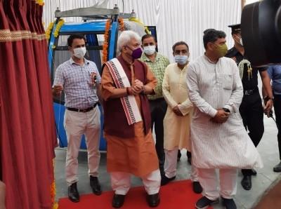 J&K Lt. Governor Inaugurated Section I Ropeway From Peerkho to  Mahamaya