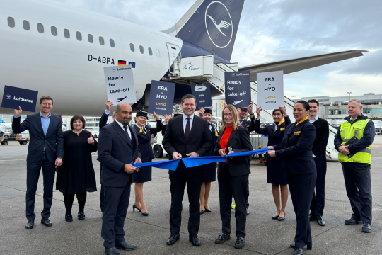 Lufthansa Launches Direct Flights From Hyderabad to Frankfurt
