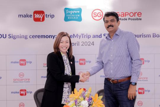 Singapore Tourism Board & MakeMyTrip Ink Strategic Partnership