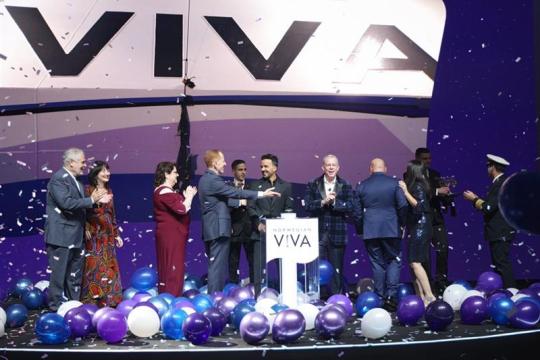 Norwegian Viva Takes Center Stage: Star-Studded Christening in Miami