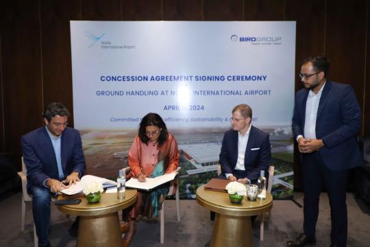 Noida International Airport Signs Bird Group for Ground Handling Services