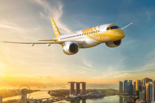 Scoot Wins ‘Best Low-Cost Long Haul Airline’ Award