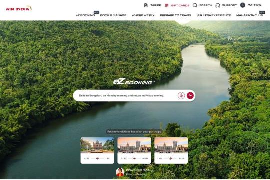 Air India launches AI-driven ez Booking for fast reservation journey