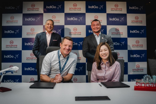 IndiGo & Singapore Tourism Board sign year-long strategic partnership